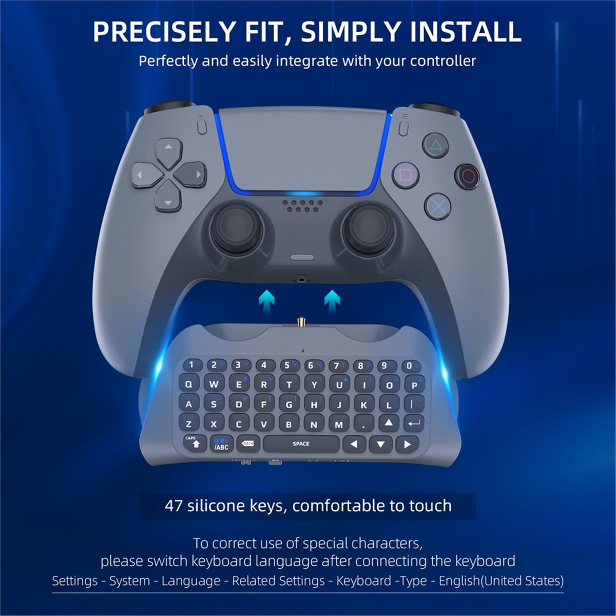 Gaming Accessories Controller - Teclado Sem Fio para Jogos goodidea