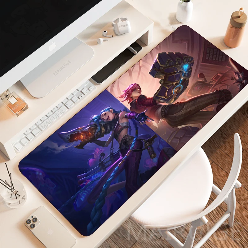 Jinx Gaming Accessories - Anime menina mousepads mousepad teclado mouse