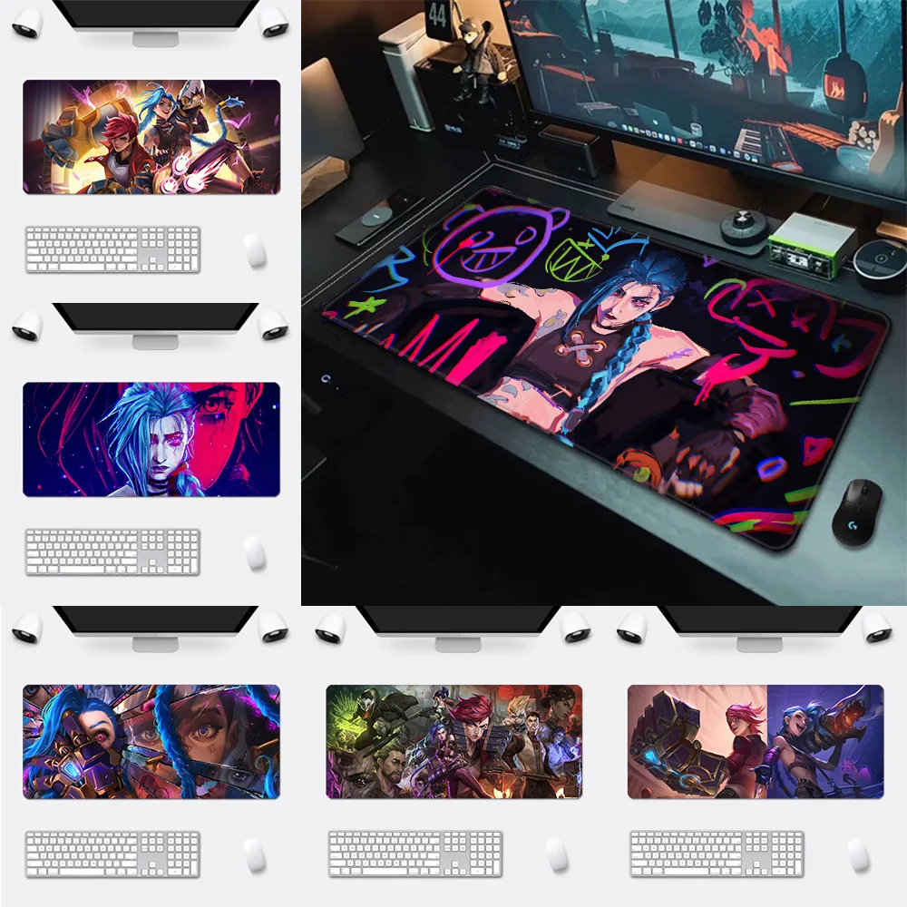 Jinx Gaming Accessories - Arcanes graffiti jinxs ekko mousepad impressão