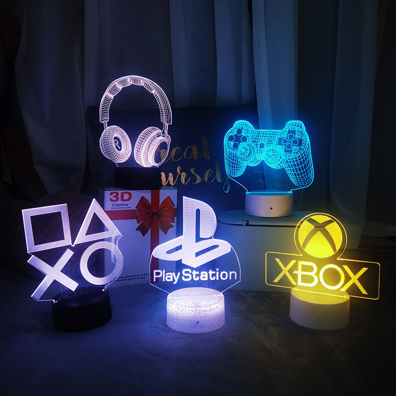 Accessories For Your Gaming Room - Lâmpada, Luz Noturna, Luminária de Mesa