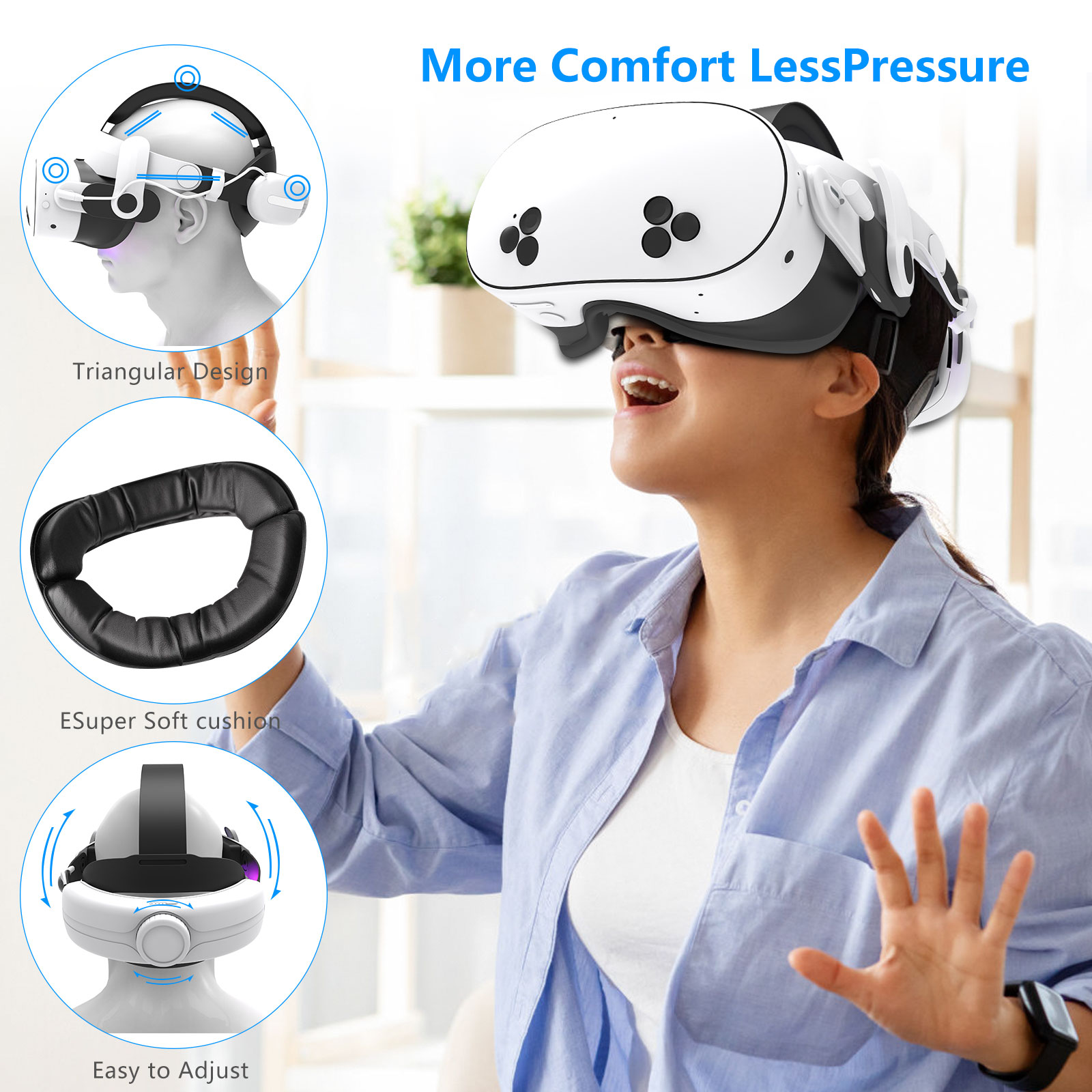 Para Headset VR Quest3S: Acess - Gaming Accessories Vr avaliação e preço
