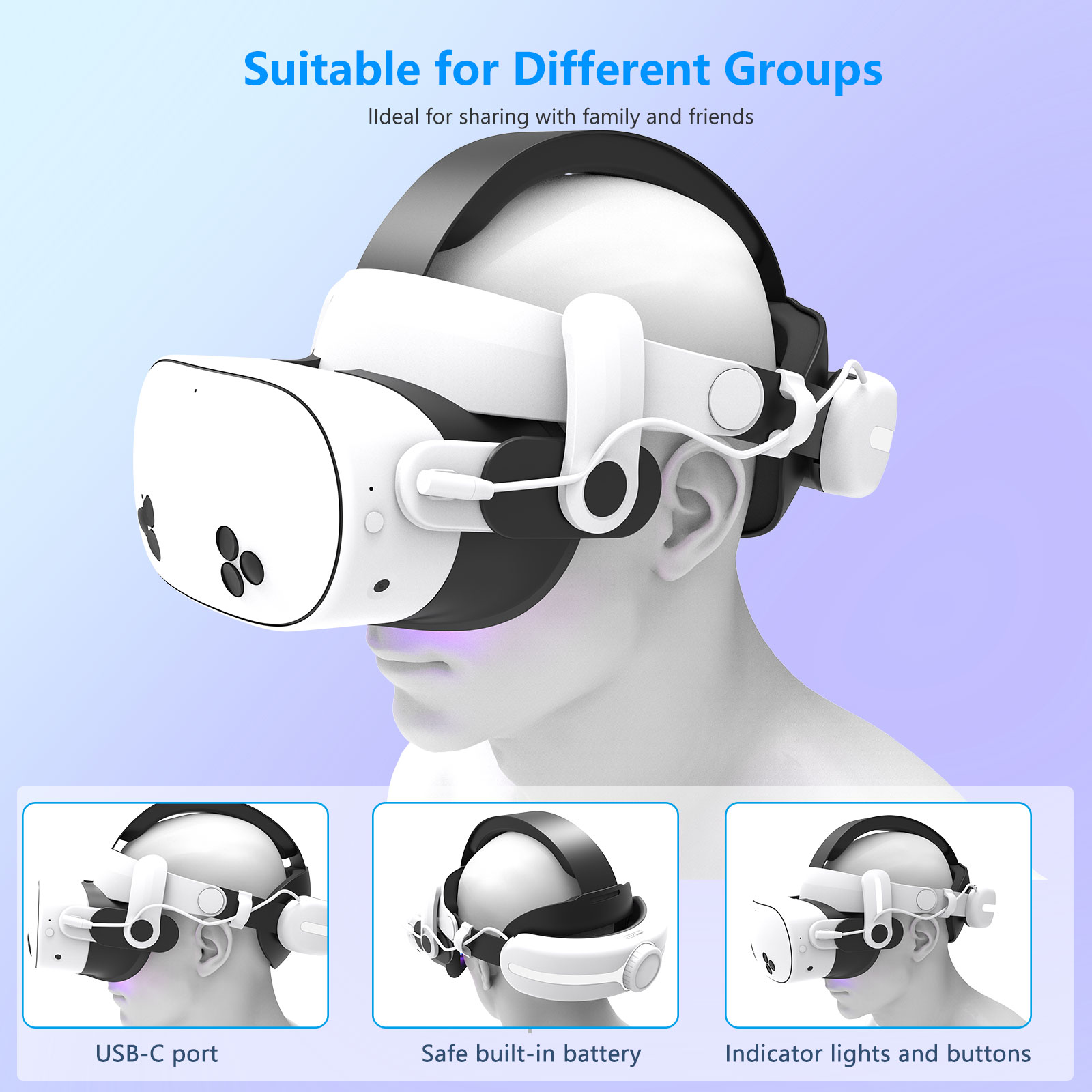 Para Headset VR Quest3S: Acess - Gaming Accessories Vr avaliação e preço