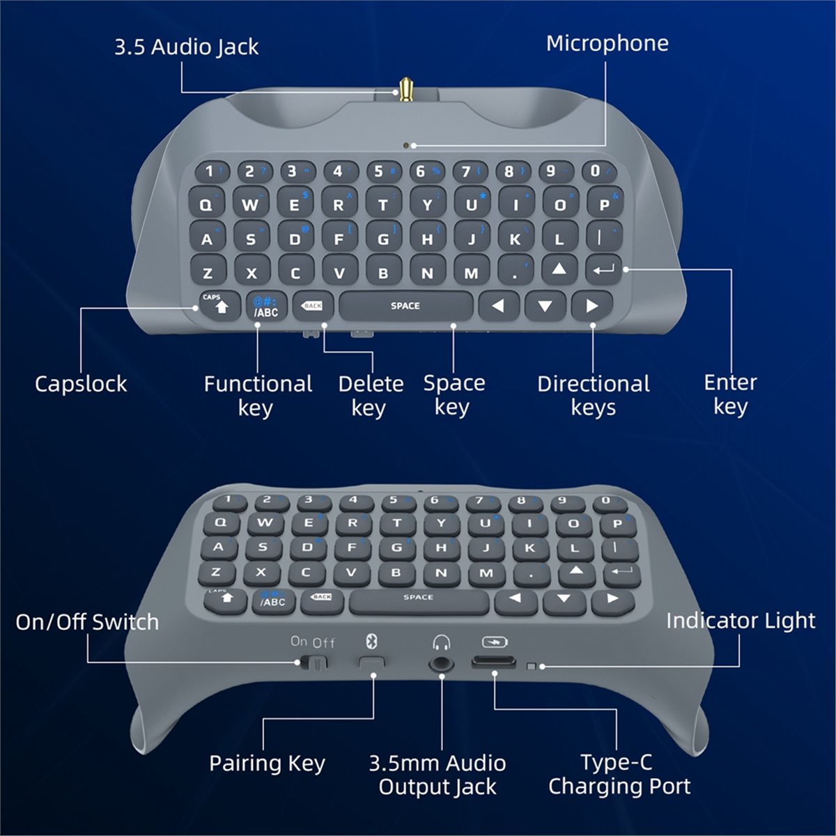 Teclado Sem Fio para Jogos goo - Gaming Accessories Controller avaliação e preço