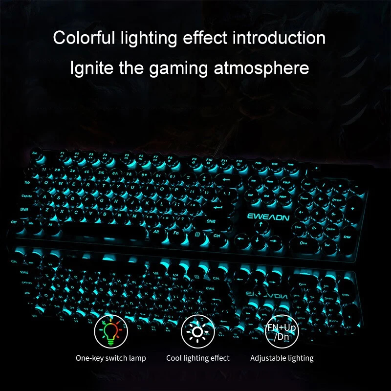 Conjunto de Teclado e Mouse co - Gaming Set Accessories avaliação e preço