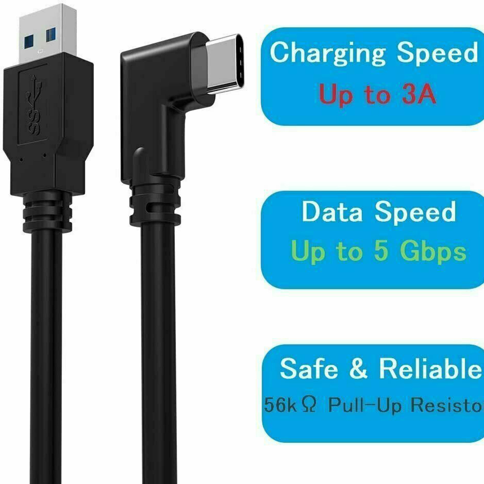 Cabo USB-C de 10 Gbps, carrega - Gaming Accessories Vr avaliação e preço