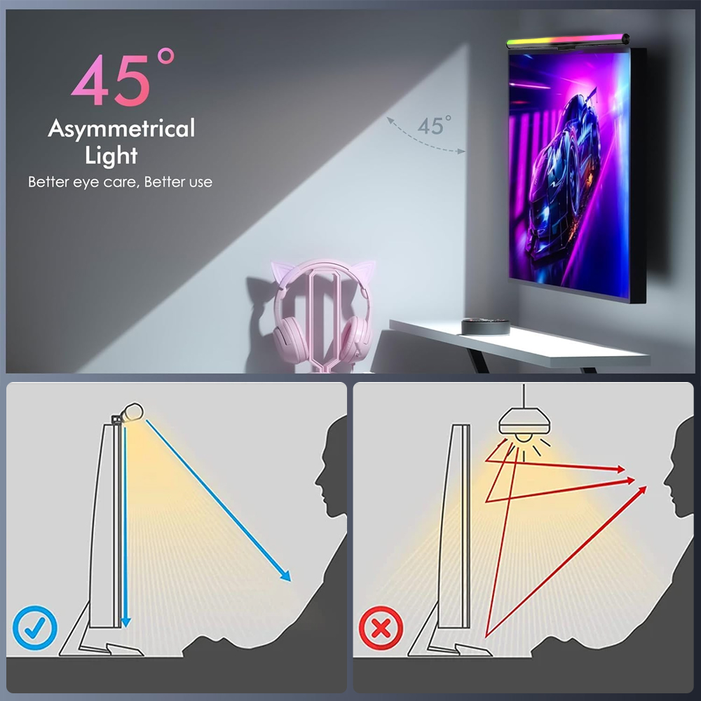 Barra de Luz para Monitor de C - Accessories For Your Gaming Room avaliação e preço