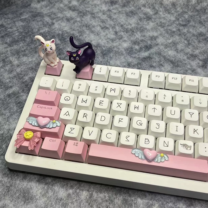 Diy bonito magia amor asas key - Gaming Accessories Pink avaliação e preço