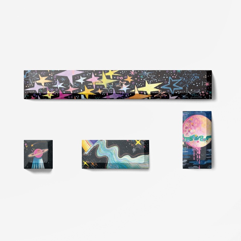 Teclas PBT com Sublimação a Qu - Gaming Set Accessories avaliação e preço