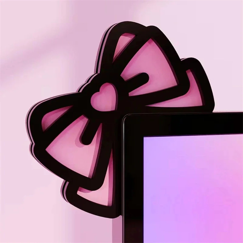 Kawaii rosa acrílico arco moni - Gaming Accessories Pink avaliação e preço