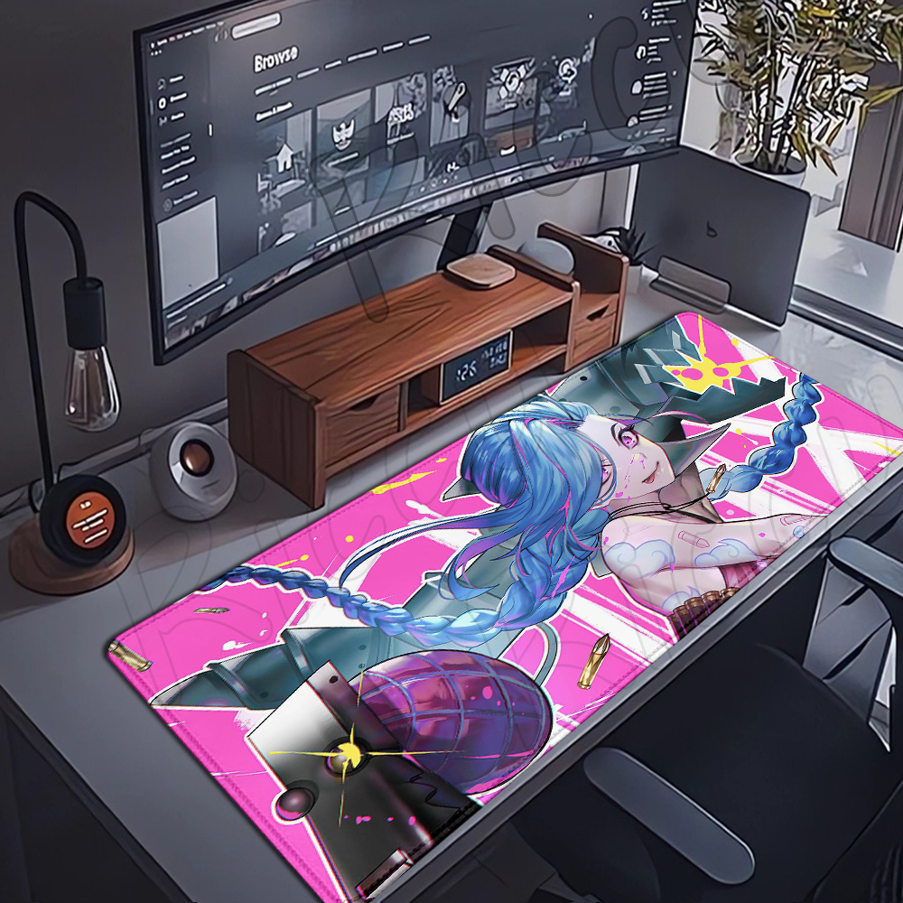 Anime quente lol arcano mousep - Jinx Gaming Accessories avaliação e preço