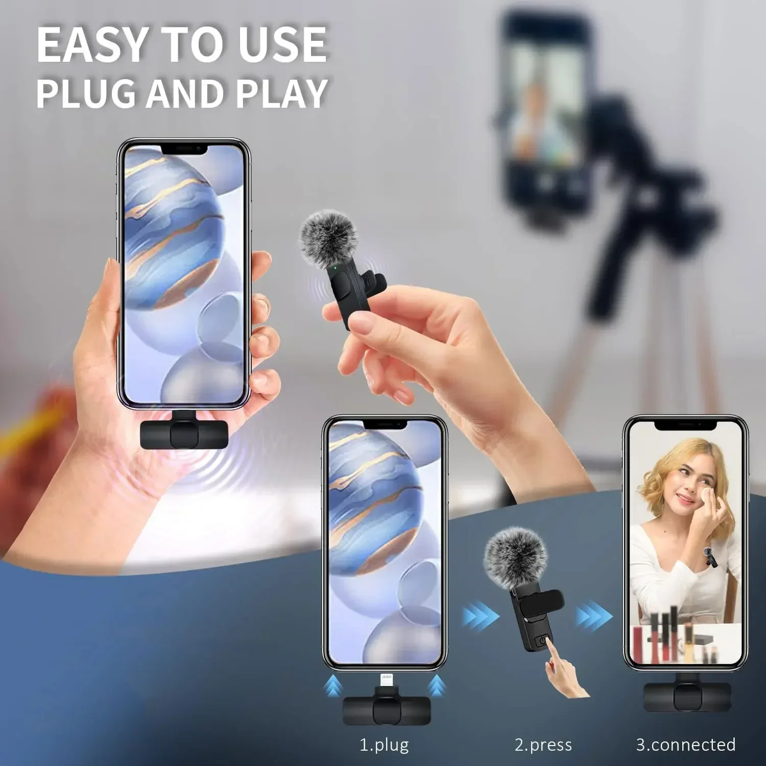 Microfone Lavalier Sem Fio 2.4 - Gaming Set Accessories avaliação e preço