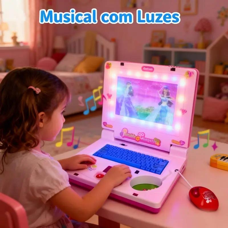 Mini Notebook Musical Portátil - Gaming Accessories For Kids avaliação e preço